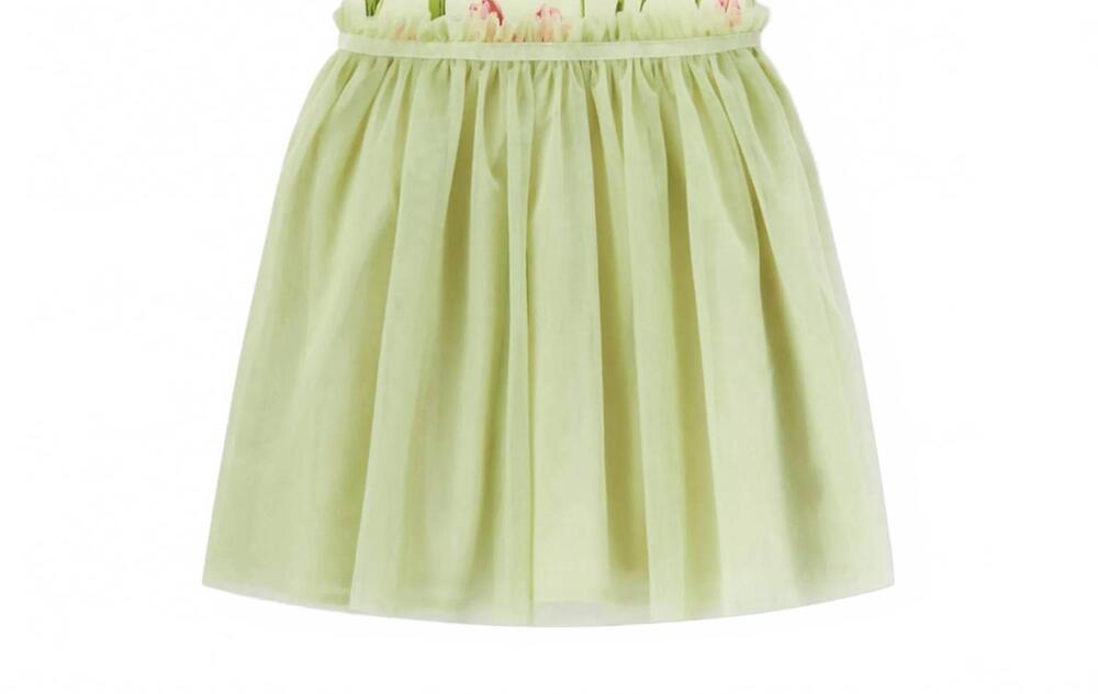 NEW MILKBARN girl's tulip ballet dress in green